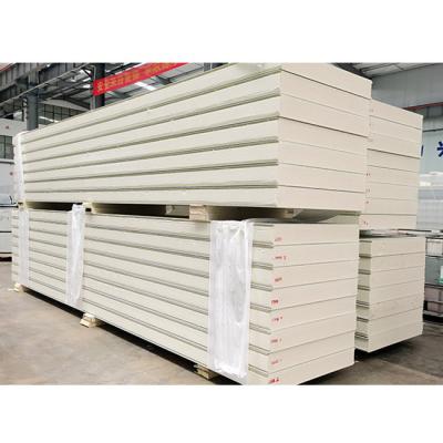 China PPGI Polyurethan PPGI 100 mm Wand Sandwich Panel für feuerdichte Strukturen zu verkaufen