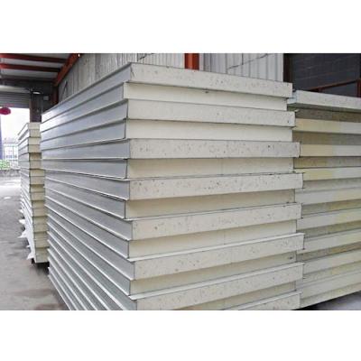 China Lightweight Metal EPS Sandwich Panel 38 - 40kg/m3 Core Density 0.3 - 0.6mm Steel for sale