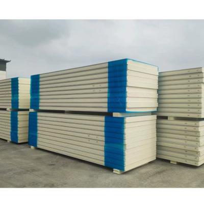 China Cold Rooms PU Sandwich Panel Organic Insulated PIR PUR Metal Roofing Wall Panels for sale