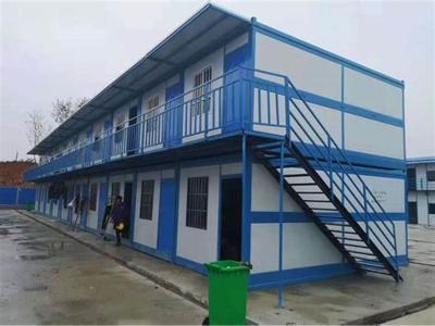 Chine Résistance au vent Grade 11 Charpente en acier galvanisé Container pliable Maison pour logement / bureau / logement à vendre