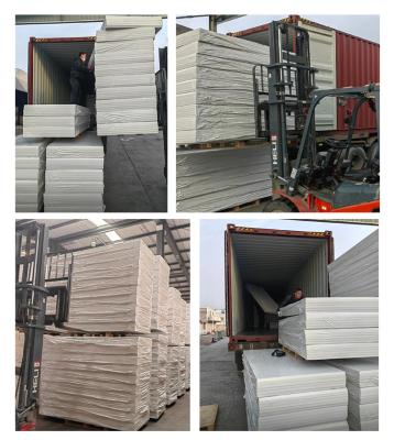 China High Compressive Strength ≥0.15MPa PU Sandwich Panel with Mortar Paper Surface Material 50mm Thickness for sale