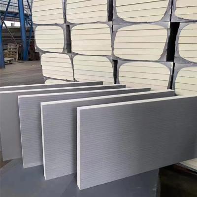 China 30-200mm Thickness PU Sandwich Panel with Core Density of 35-40kg/m3 and More Than 20 Years Lifetime for sale