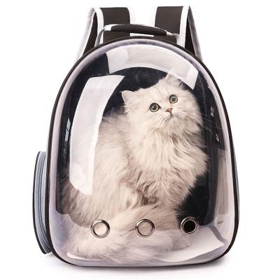 China 2023 Viable New Pet Cat Carrier Transparent Space Capsule Pet Backpack for sale