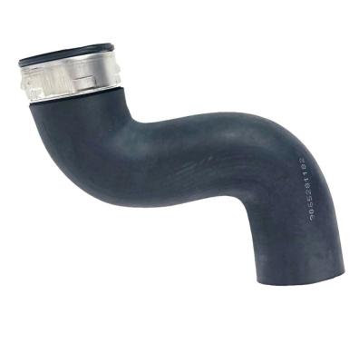 China Motors For Mercedes Benz Sprinter Engine Spare Parts Black Intercooler Rubber Hose A9065281182 for sale