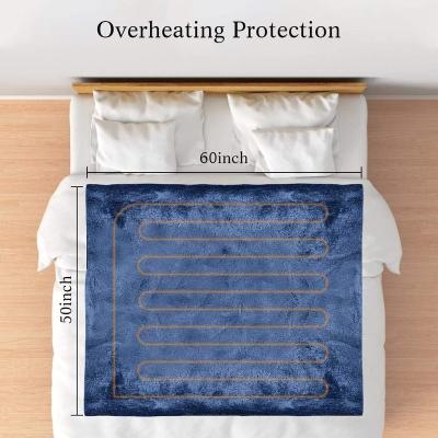 China Protective Overheat Electric Heating Portable Covering Hoodie With Battery Sherpa Hoodie Sweatshirt Oversized Covering Blanket for sale