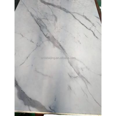 China Modern SPC Mirror Effect Marble Panel Anti-scratch Home Decoration for sale