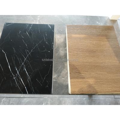 China Stone Cloth Self Adhesive Wood Grain Vacuum Forming PVC Sheet For Decoration Self Adhesive Foil Rigid PVC Printing Film for sale