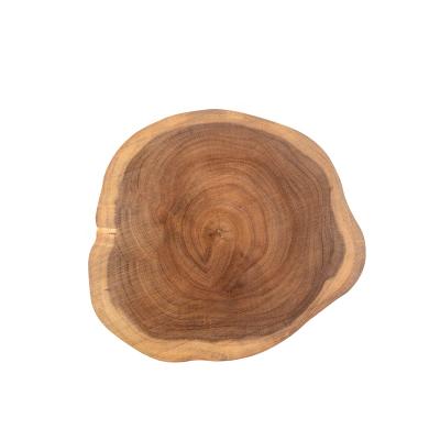 China Sustainable Teak Wood Root Tray Reclaimed Food Chopper for sale