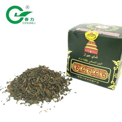 China Wholesale Morocco Libya Turkey OEM Green Tea Loose Brands Movable Tea Powder Tea Leaf Tea Per Kg Muslim Gift Box for sale