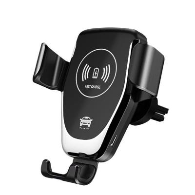 China Car Air Vent Auto Mobile Phone Holder Universal Adjustable Fast Charging Wireless Qi Car Charger Mount for sale