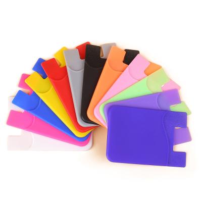 China Waterproof Pocket Sleeve Case ID Credit Card Pocket Wallet Card Holder Phone Adhesive Sticker for sale