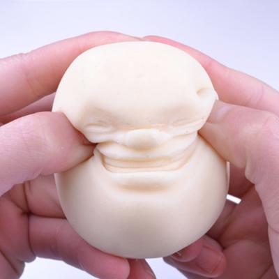 China Soft Toy Drop Shipping Human Face TPR Decompression Emotion Caomaru Face Stress Ball Shaky Person Toys For Teens Adults for sale