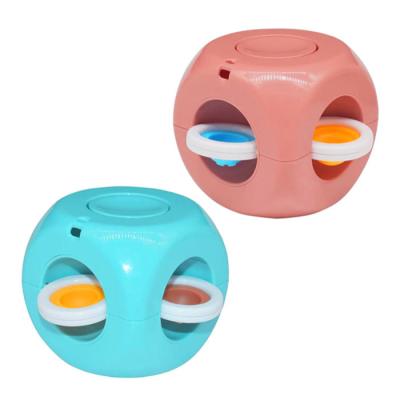 China Flip Spinning Push Pop Bubble Fun Relaxing Plastic Spinning Finger Cube Spinner Plastic Spinning Sensory Toys for sale