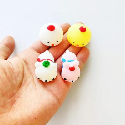 China Kids Playing Soft Squishies Mochi Squishi Wholesale Kawaii Squishies Christmas Tree Animals TPR Sensory Toys For Kids for sale