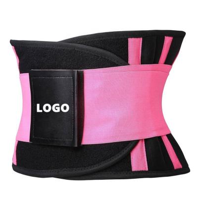 China Custom Logo Men Women Gym Fitness Neoprene Waist Trimmer Adult Waist Trimmer Belt Back Support For Waist Slimming for sale