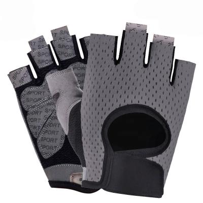 China Unisex Custom Logo Women Breathable Half Finger Mountain Bike Cycling Gloves for sale