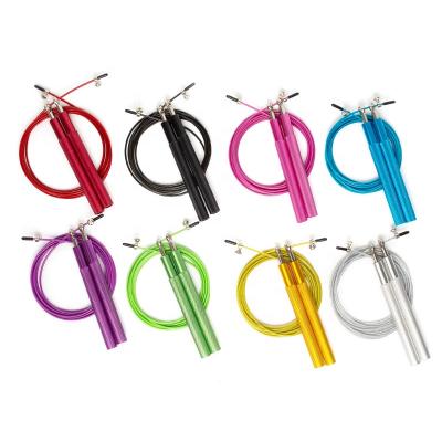 China PVC Metal Bearing and Metal Handle Adjustable Jumping Speed ​​Exercise Jump Rope for sale