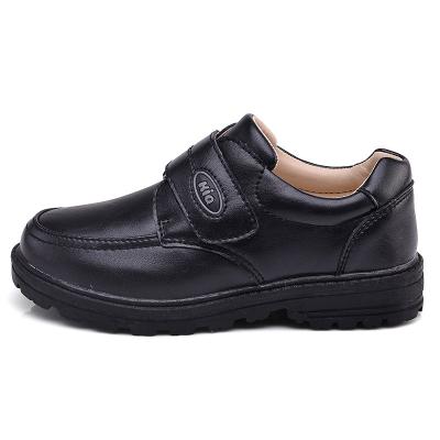 China New Anti-odor custom logo style leather student boys and girls kids school casual shoes for sale