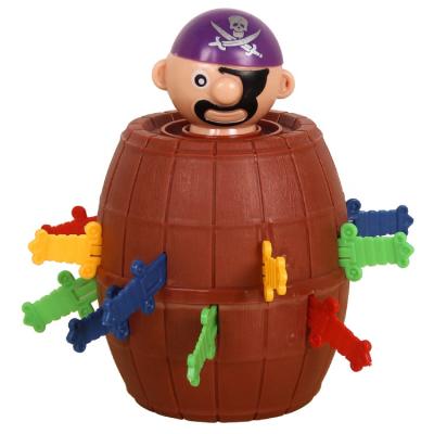 China Widely Used New Creative Wholesale New Creative Small Barrel Uncle Sword Game Pirate Party Plastic Toys for sale