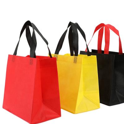 China Eco Friendly Shopping Reusable Folding Tote Ultrasonic Non Woven Bag In Stock for sale