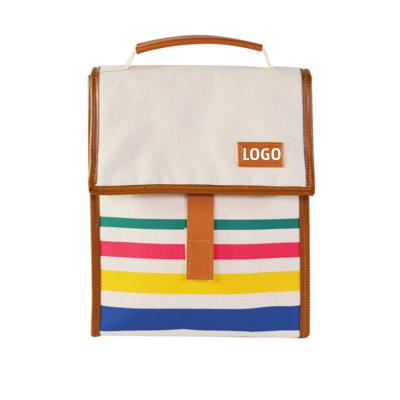 China Tote Large Personalized Insulated Cooler Waterproof Custom Reusable 600D Polyester Lunch Bag for sale