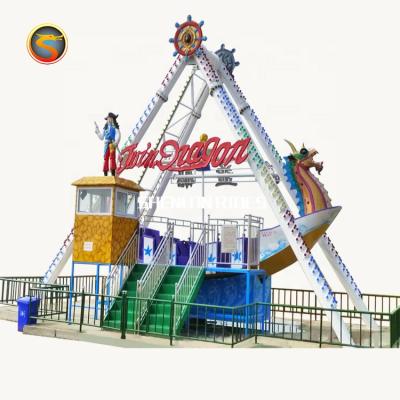 China China factory amusement park attractions kontiki wave metal rides pirate ship swing boat games Te koop