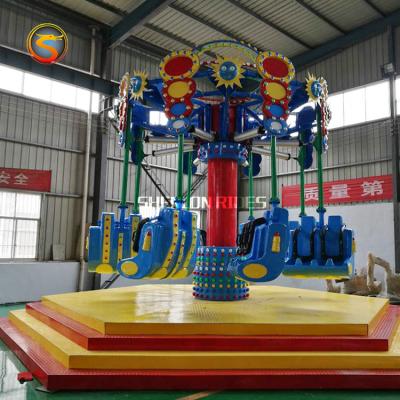 Κίνα Outdoor Crazy Spinning Spiral Jet Rides Air Shot Metal Amusement Park Rides For Sale προς πώληση