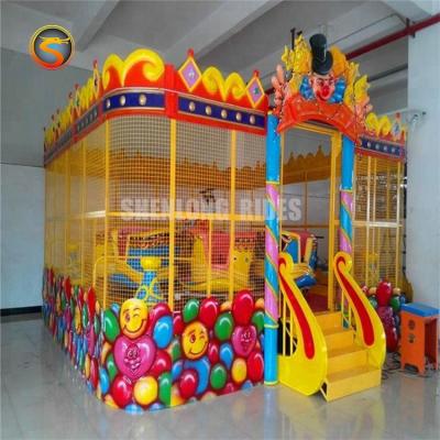 China Shopping Mall/Amusement Park/Theme Park Kids Rides Clown Throw Ball Rides Kids Electric Train Mini Amusement Park Attractions for sale