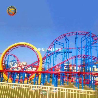 China Theme Park Play Center Equipment Spinning Roller Coaster Rides 16persons for sale