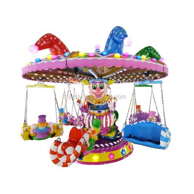 China Carnival direct ride cartoon children amusement park FRP+steel factory amusement equipment electric flying chair games for sale for sale