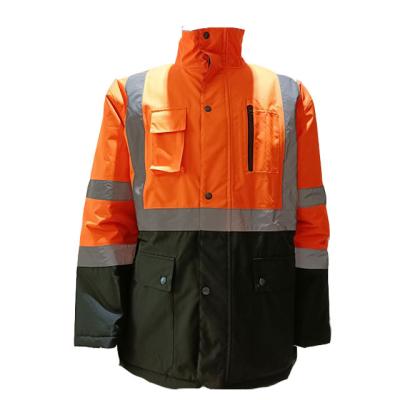 China Wholesale High Strength Winter 300 Denier Polyester Oxford Polyester Reflective Jacket/Coats For Men for sale