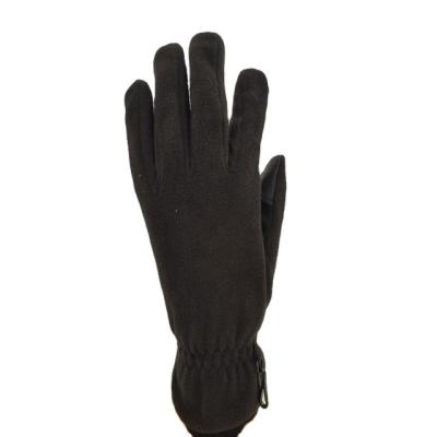 China Winter Ladies Fashion Winter Fleece Warm Black Glove for sale