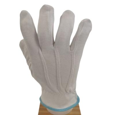 China Wholesale White Cotton80% Factory Labor Safety Gloves Construction Cement Building Industry Cotton Gloves for sale