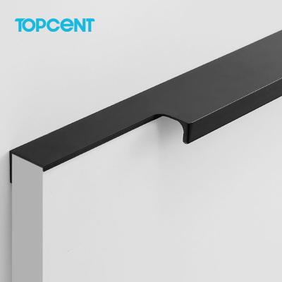 China Topcent Modern Zinc Alloy Handles Furniture Cabinet Gola Profile Handle for sale