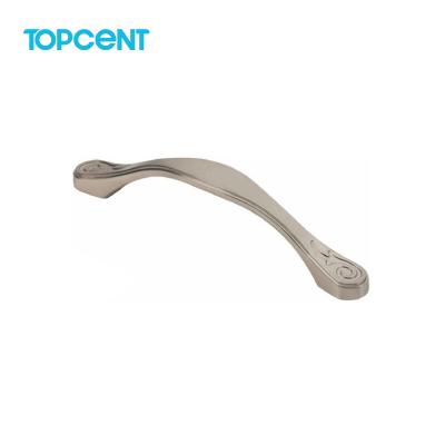 China Topcent Factory Price Modern Zinc Alloy Door Furniture Pulls Cabinet Handles With Certificate for sale