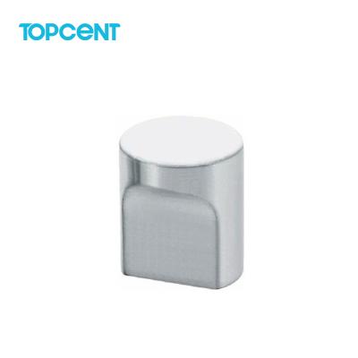 China Topcent Modern Premium Residential Stainless Steel Kitchen Cabinet Door Finger Pull Knob for sale