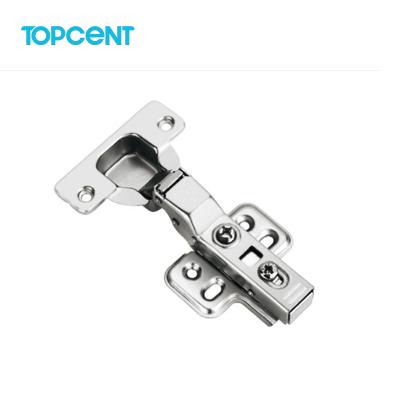 China Topcent CH.3338 Modern Furniture Hardware Accessories Hinge 35mm Soft Narrow Half-overlap Hydraulic Sideboard Hinge for sale