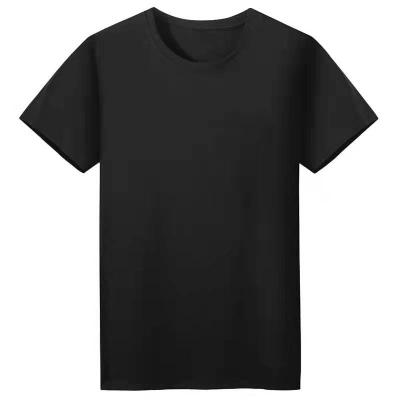 China Anti-Wrinkle Fashion Men's Solid Color Round Neck Slim Fit T-shirt Retro Short Sleeve Men's Shirt for sale