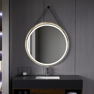 China Chinese Supply Wall Hanging Magnifying Color Around Bathroom Vanity LED Mirror With Light for sale