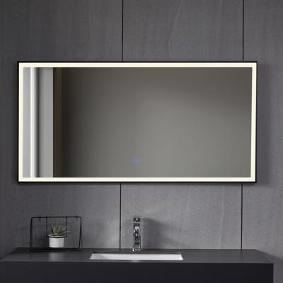 China Large Color Wall Magnifying Wholesale LED Magnifying Mirror With Light for sale