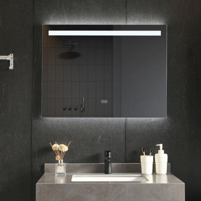 China Modern Vintage Touch Screen Magnifying Smart Bathroom Mirror With Light for sale