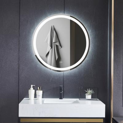 China New Design Wall ETL Wall Touch Magnifying Switch Around LED Mirror With LED Light for sale