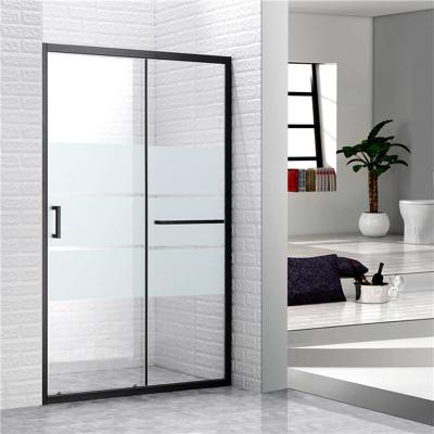 China Smoothly Slide Factory Wholesale Glass Customized Large Bathroom Sliding Shower Doors for sale