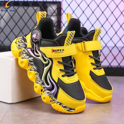 China Hot Selling Round Toddler Girl Shoes Toddler Girl Walking Shoe Round Kids Breathable Running Shoes for sale