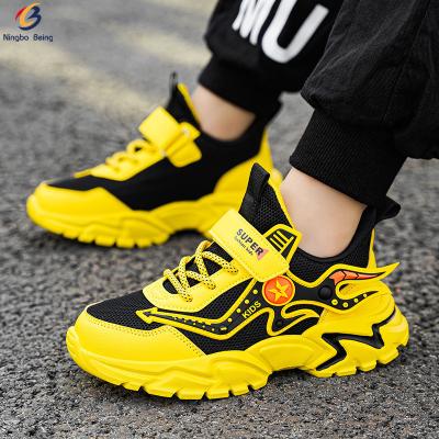 China High Quality Hot Selling Round Kids Sports Shoes Toddler Boy Shoes Fashion Design Kids Sneakers for sale