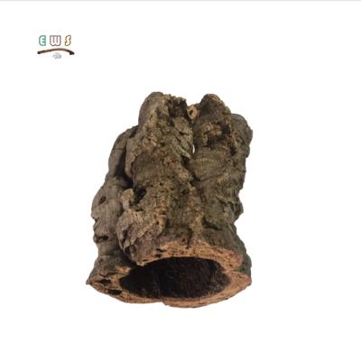 China Natural Expendable Cavity Cork Bark For Aquascaping Driftwood Viable Aquarium Accessories for sale