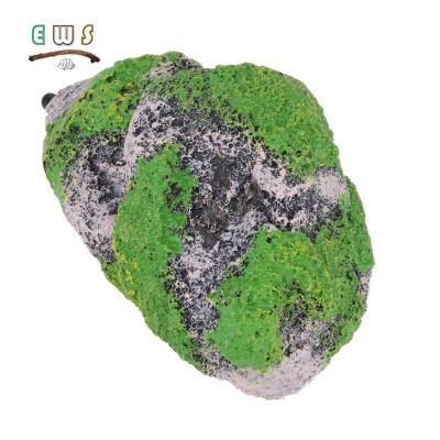 China Viable Hanging Stimulation Artificial Floating Moss Stone for Fish Tank Aquarium Landscaping for sale