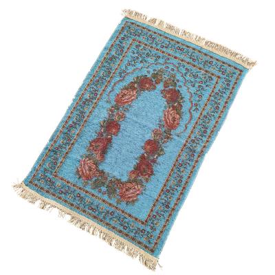 China Good Quality Washable Factory Directly Folding Islamic Thick Muslim Prayer Mat Islamic Prayer Rug for sale