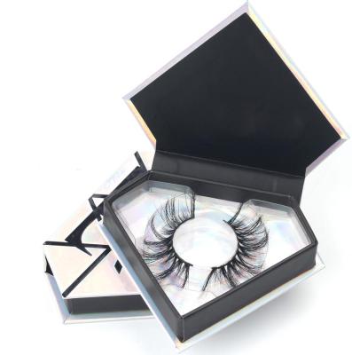 China Long New Style Natural 3d Mink Lashes Private Label Strip with custom eyelash packaging, 3d mink eyelashes for sale