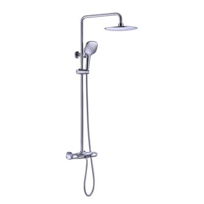 China With Slide Bar Push Button Shower Set Faucet Wholesale Thermostatic Bathroom for sale